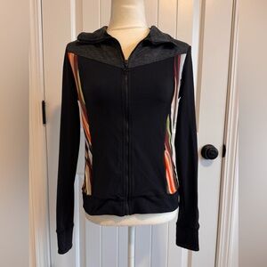 Trina Turk Size Small Zipper Front nylon, polyester, elastane athletic jacket